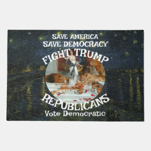 Czar Rue Liar Trump Republican Party USA America Doormat