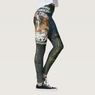 Czar Rue Liar Trump Republican Party USA America Leggings