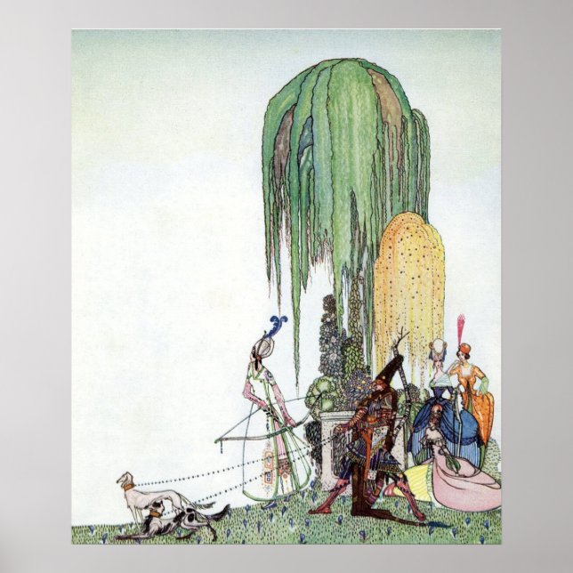 Czarina's Archery by Kay Nielsen Poster (Front)