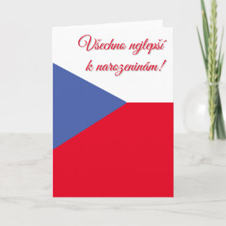 Czech Birthday Card