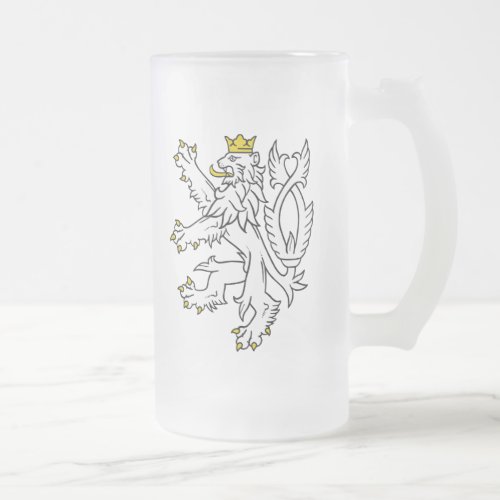 Czech Bohemian Lion Mug