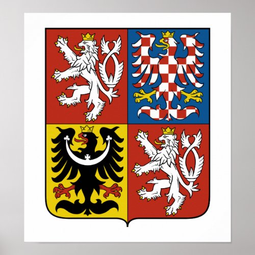 Czech Coat Of Arms Poster