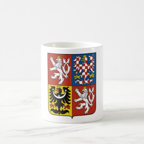 czech emblem coffee mug