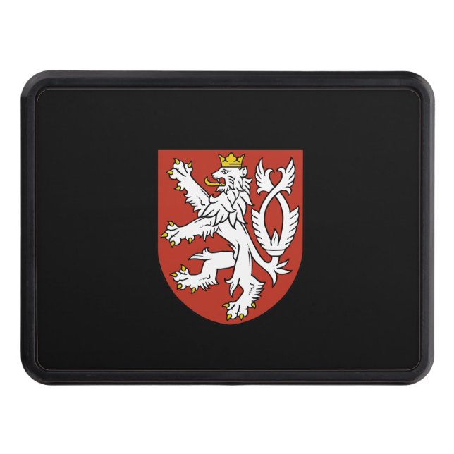 Czech emblem hitch cover (Front)