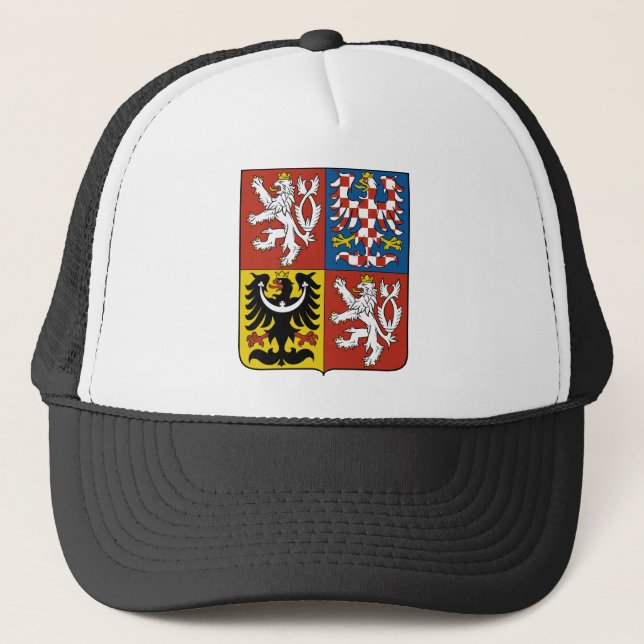 czech emblem trucker hat (Front)