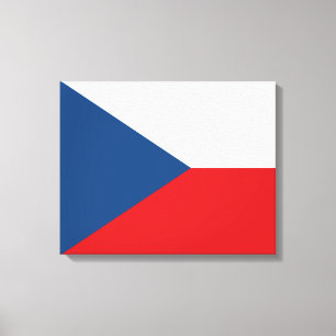 Czech Flag Canvas Print