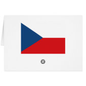Czech Flag Cards (Back Horizontal)