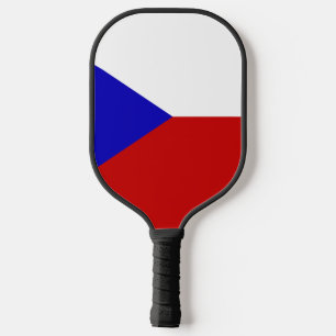 Czech flag-coat of arms pickleball paddle