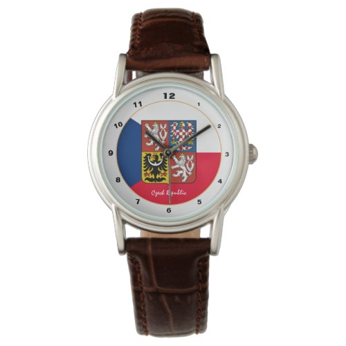 Czech Flag &amp; Czech Republic fashion / Emblem Watch