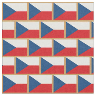Czech Flag & Czech Republic fashion Fabric /sports