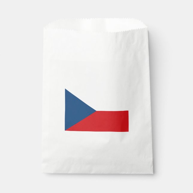 Czech Flag Favor Bag (Front)