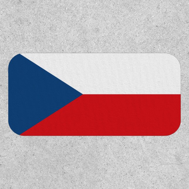 Czech Flag, Flag of Czech Republic Patch (Front)