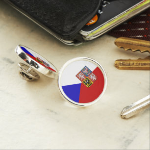 Czech flag lapel pin