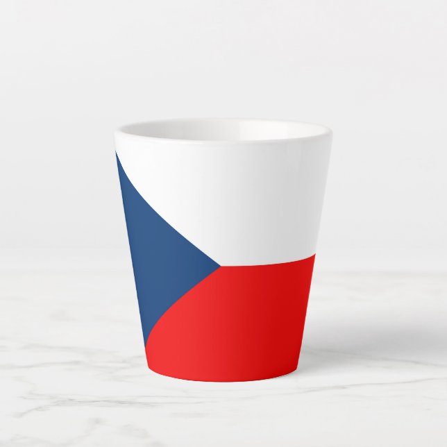 Czech flag latte mug (Front)