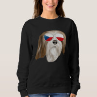 Czech Flag Lhasa Apsos Dog Czech Republic Pocket