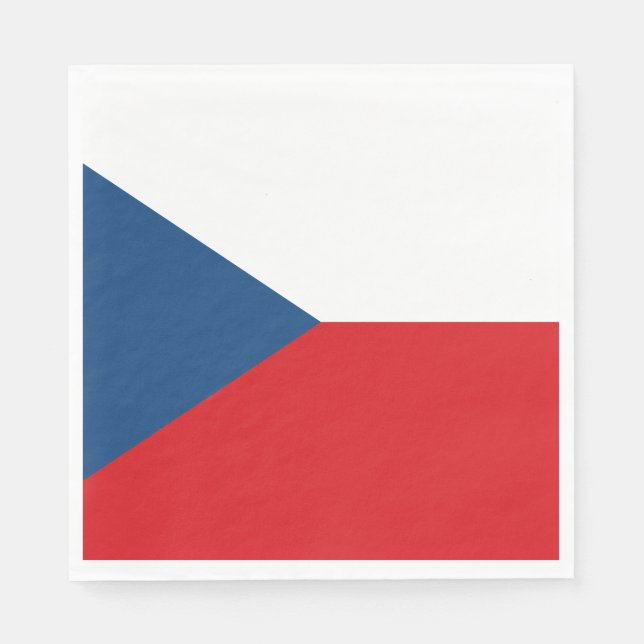 Czech Flag Napkins (Front)