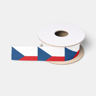 Czech Flag Satin Ribbon
