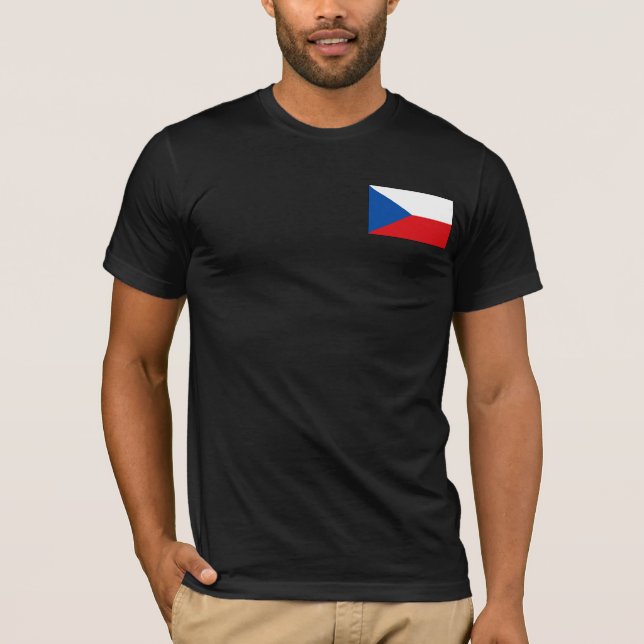 Czech Flag T-shirts and Gifts (Front)