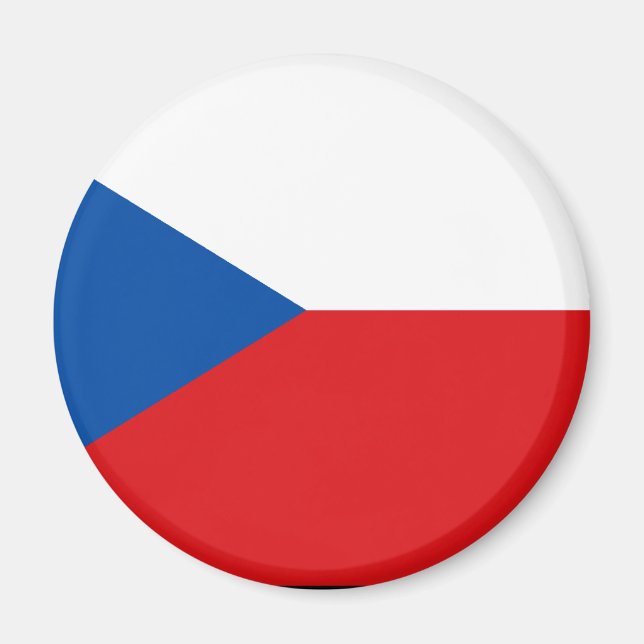 Czech Flag T-shirts and Gifts Magnet (Front)