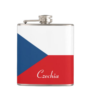 Czech Flag & travel Czech Republic /sports fans Flask