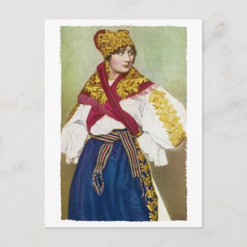 Czech Girl Postcard