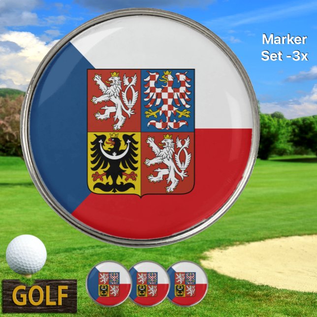Czech Golf Marker, Emblem, Czech Flag  Ball Marker (Creator Uploaded)