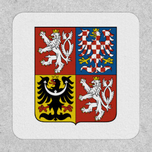Czech Greater Coat of Arms, Czech Republic Patch