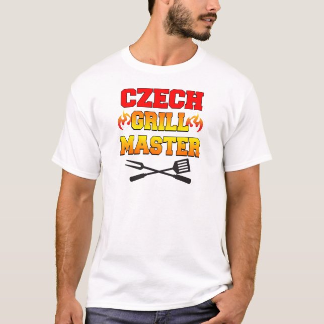 Czech Grill Master T-Shirt (Front)