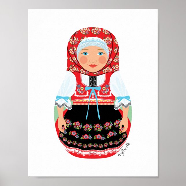 Czech Matryoshka Poster (Front)