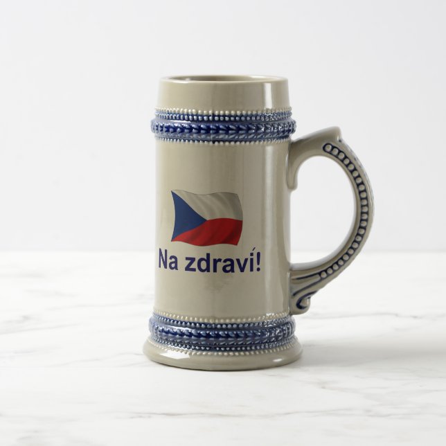 Czech Na jdravi! Beer Stein (Right)
