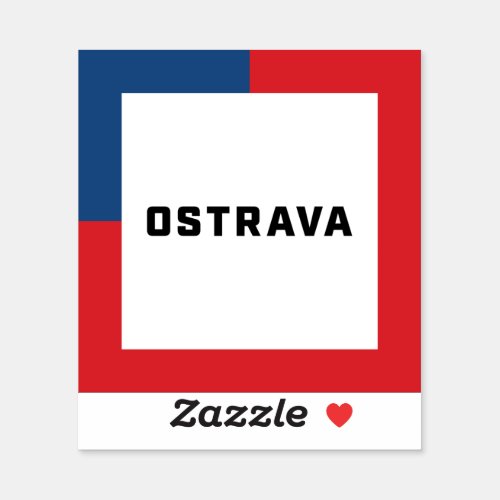 Czech Places _ Ostrava 01A Sticker