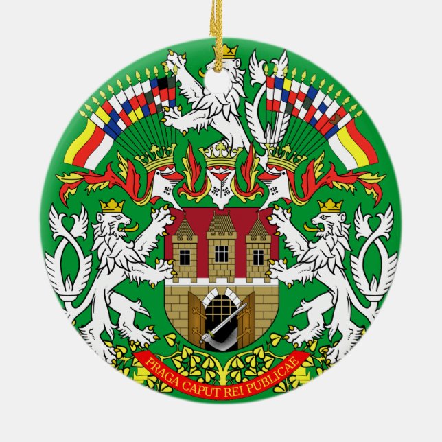 Czech Prague* Christmas Ornament (Back)