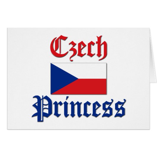 Czech Princess Cards (Front Horizontal)