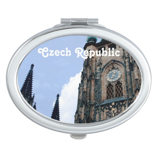 Czech Republic Architecture Compact Mirror (Front)