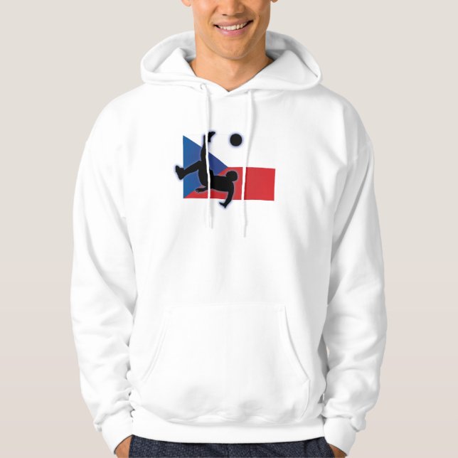Czech Republic Bicycle Kick Hoodie (Front)