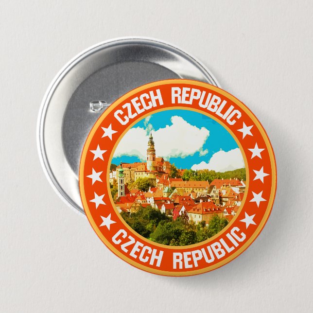 Czech Republic                                     Button (Front & Back)