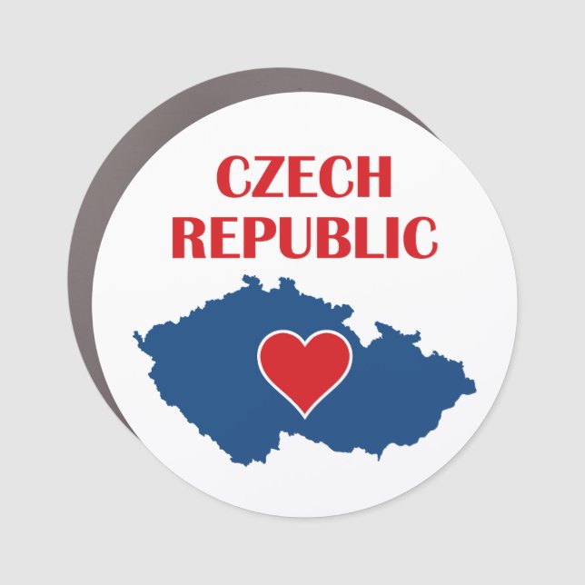 Czech Republic Car Magnet (Front)
