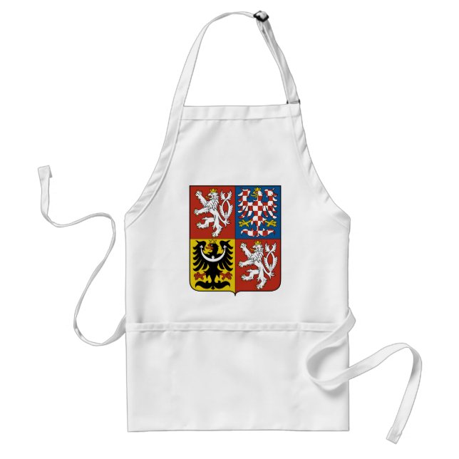 Czech Republic coat of arms Adult Apron (Front)
