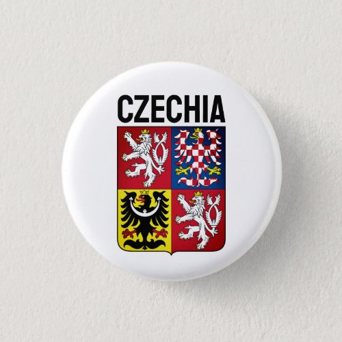 Czech Republic coat of arms Button