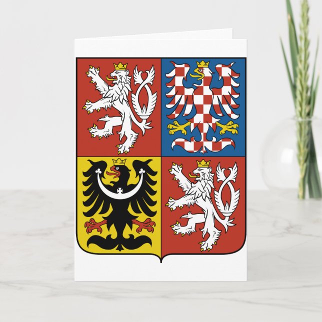 Czech Republic coat of arms Card (Front)