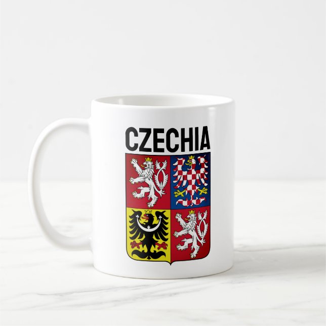 Czech Republic coat of arms Coffee Mug (Left)