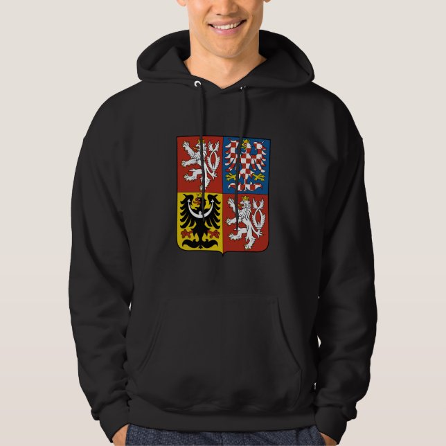 Czech Republic Coat of arms CZ Hoodie (Front)