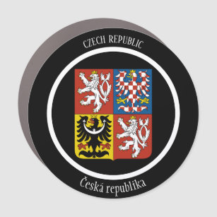 Czech Republic Coat of Arms Patriotic Car Magnet