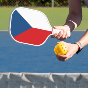 Czech Republic coat of arms Pickleball Paddle