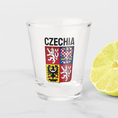 Czech Republic coat of arms Shot Glass