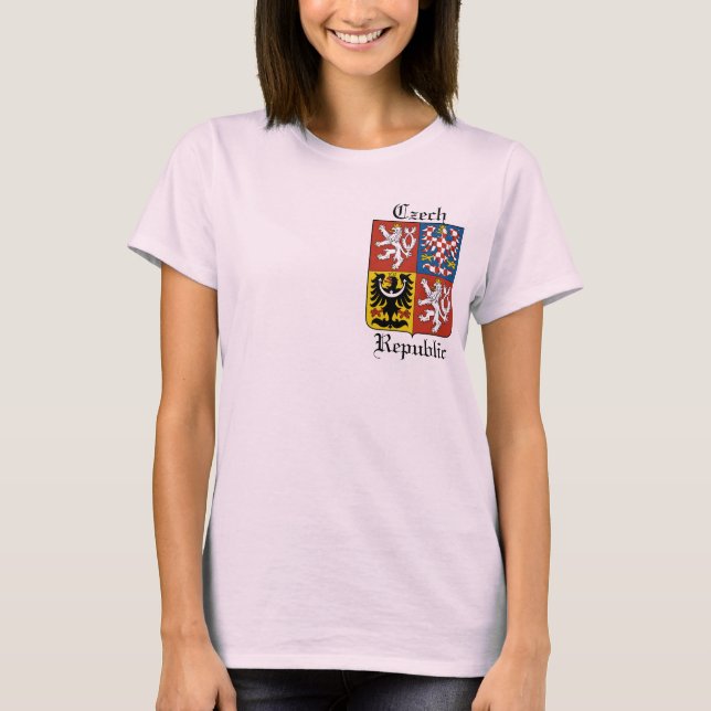 Czech Republic Coat of Arms T-Shirt (Front)