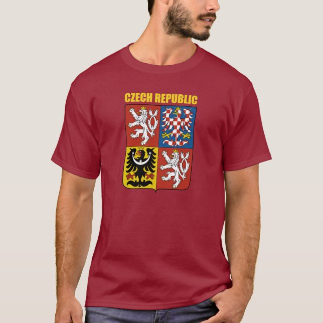 Czech Republic Coat of Arms T-Shirt (Front)