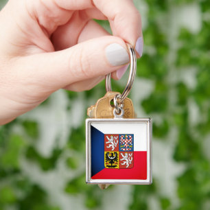 Czech Republic & Czech Flag fashion /sports fans Keychain