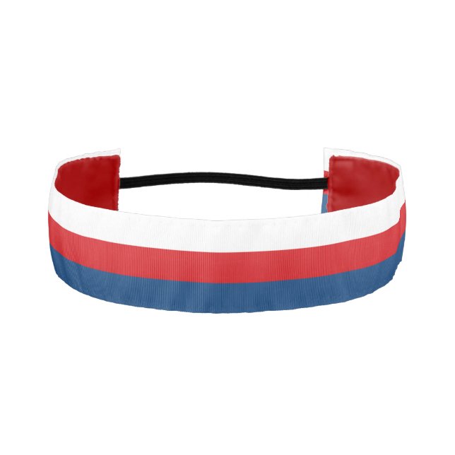 Czech Republic & Czech Flag fashion / sports Tri Athletic Headband (Front)