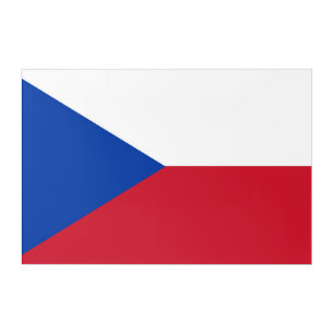 Czech Republic flag Acrylic Print